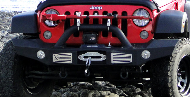 Recessed Winch Mount Wrangler JK