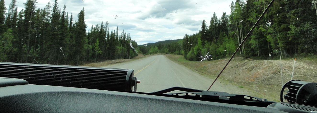 Chipped Windshield Jeep Wrangler