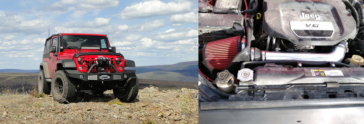 Best Cheap Engine Air Filter Against Dust Wrangler JK