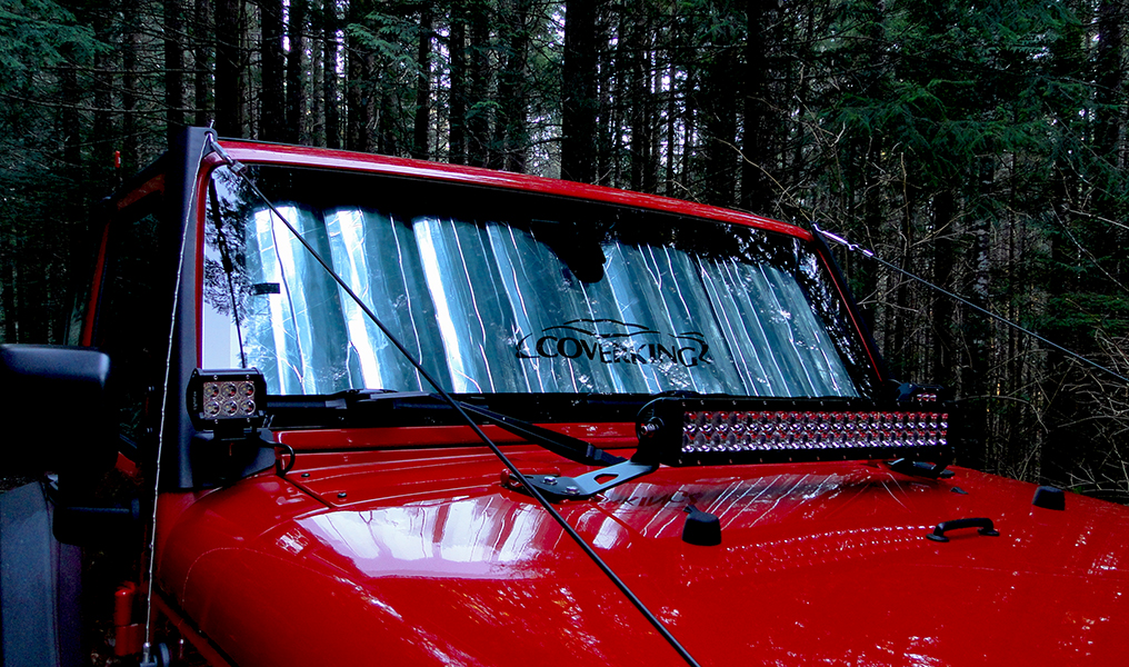 Coverking Sunshade Windshield Jeep JK