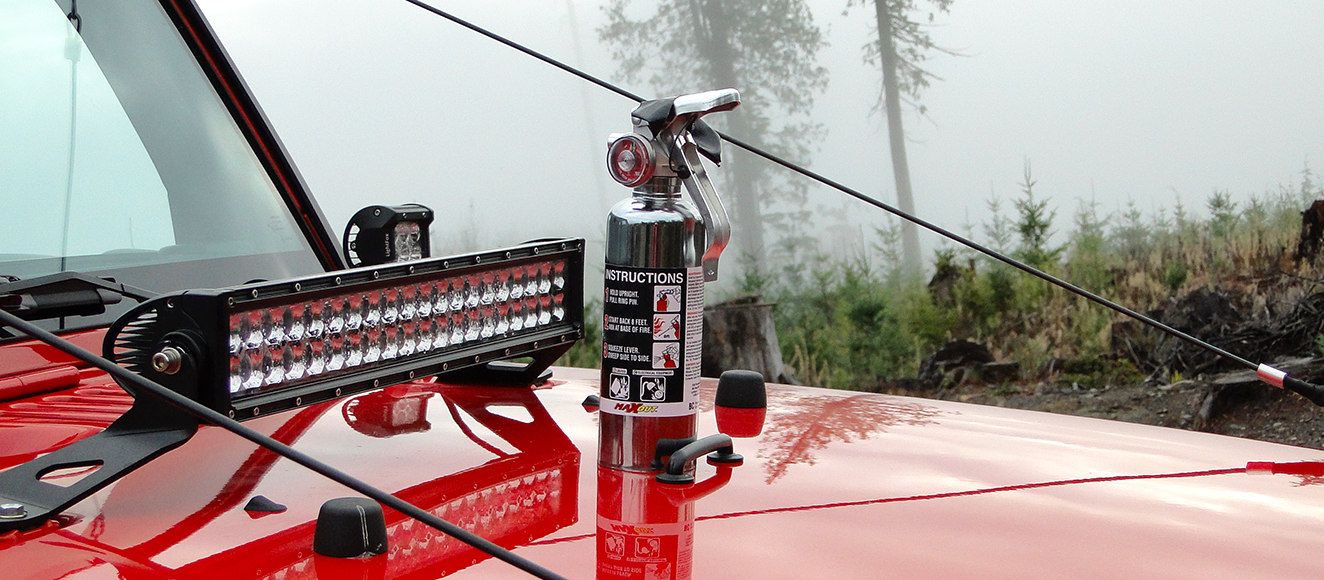 Best Fire Extinguisher for an Off-Road ExpeditionL