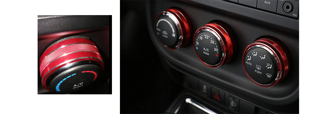 Red Covers Air Conditioner Buttons
