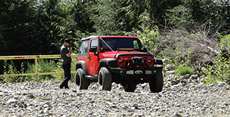 Carjacking in the remote wilderness