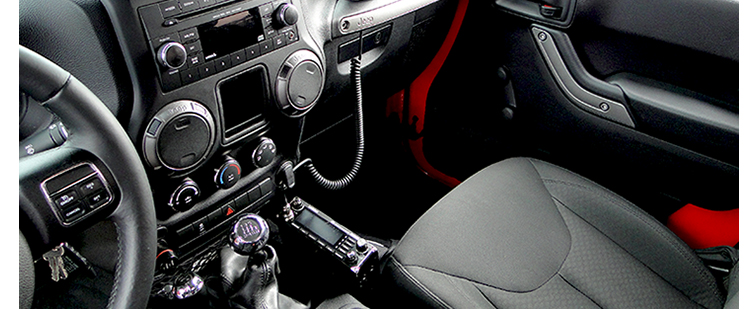 CB Radio Seat Mount Wrangler JK 2015